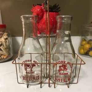 Hickory Hills Dairy Glass Bottles